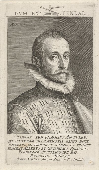 Porträt von Joris Hoefnagel von Jan Sadeler